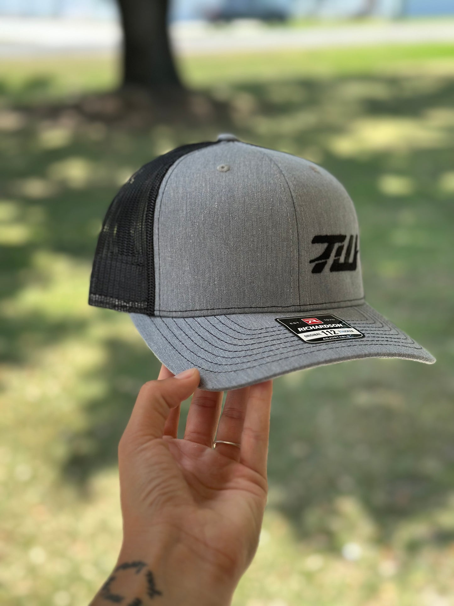 Charcoal/Black “TW” hat